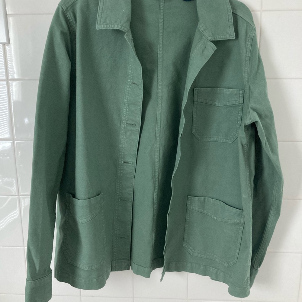 Lands' End Green Utility Jacket for Women